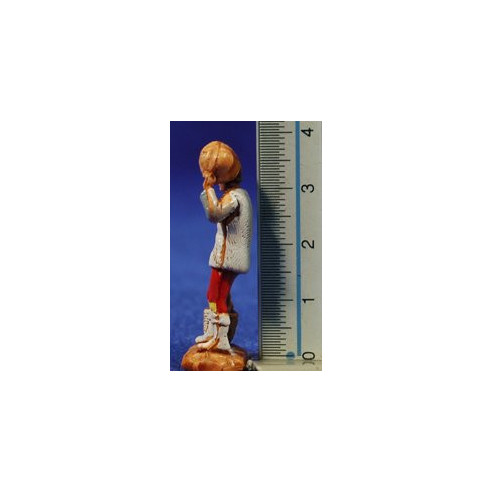 Pastor con sombrero y saludando 3,5 cm plástico Moranduzzo - Landi estilo 700