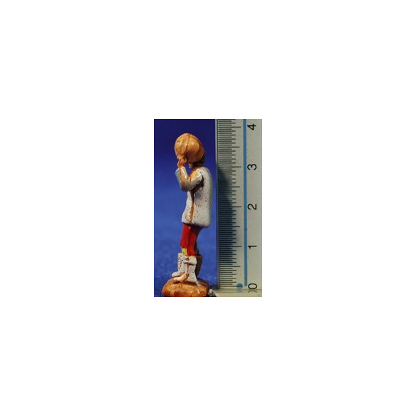 Pastor con sombrero y saludando 3,5 cm plástico Moranduzzo - Landi estilo 700
