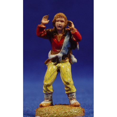 Pastore meravigliato 6 cm plastica Moranduzzo - Landi stile 700