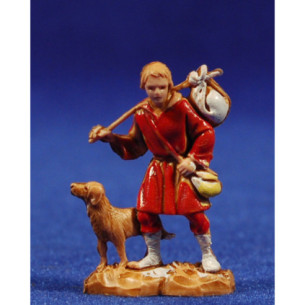 Shepherd with a sac 3,5 cm plastic Moranduzzo - Landi 700 style