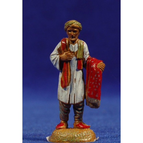 Pastor con drapos 6 cm plástico Moranduzzo - Landi estilo ebraico