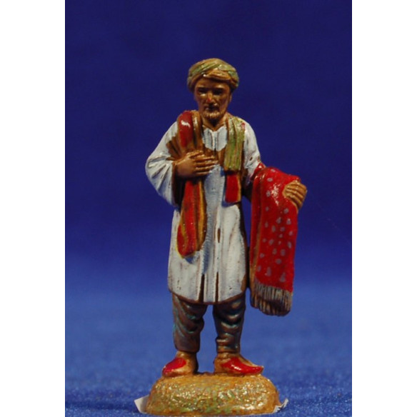 Pastor con drapos 6 cm plástico Moranduzzo - Landi estilo ebraico