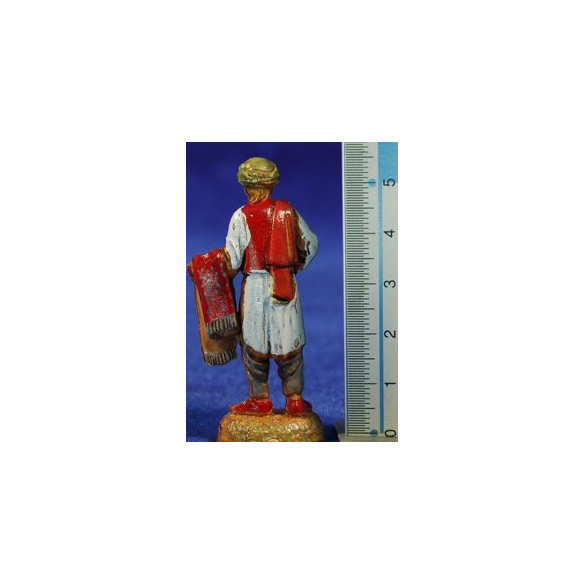 Pastor con drapos 6 cm plástico Moranduzzo - Landi estilo ebraico
