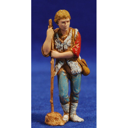 Shepherd withn a stick 8 cm plastic Moranduzzo - Landi 700 style