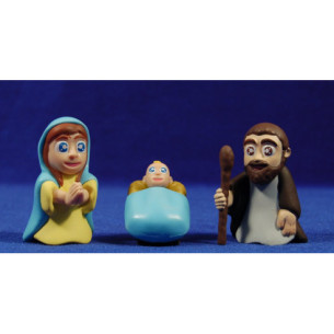 Nativity children 6 cm plastic Comansi