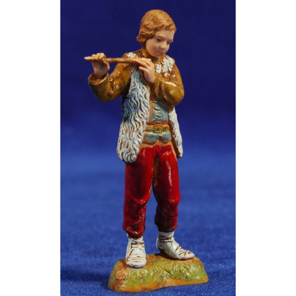 Pifferaio musicista 8 cm plastica Moranduzzo - Landi stile 700