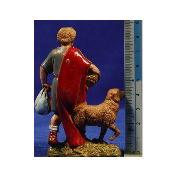 Pastor con perro 10 cm plástico Moranduzzo - Landi estilo 700