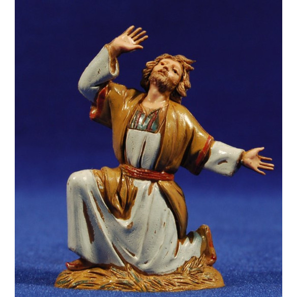 Shepherd atonished 10 cm plastic Moranduzzo - Landi 700 ebraic
