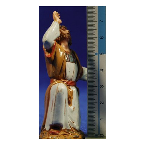 Shepherd atonished 10 cm plastic Moranduzzo - Landi 700 ebraic