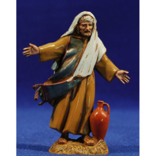 Pastor con ánfora 10 cm plástico Moranduzzo - Landi estilo ebraico