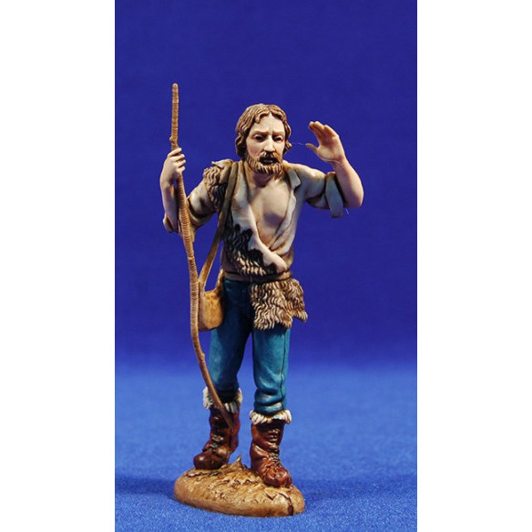 Pastor con bastón 12-13 cm plástico Moranduzzo - Landi estilo 700