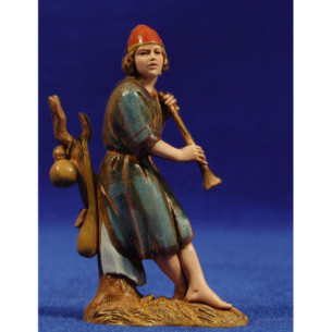Flautista músic dret 10 cm plàstic Moranduzzo - Landi estil ebraic