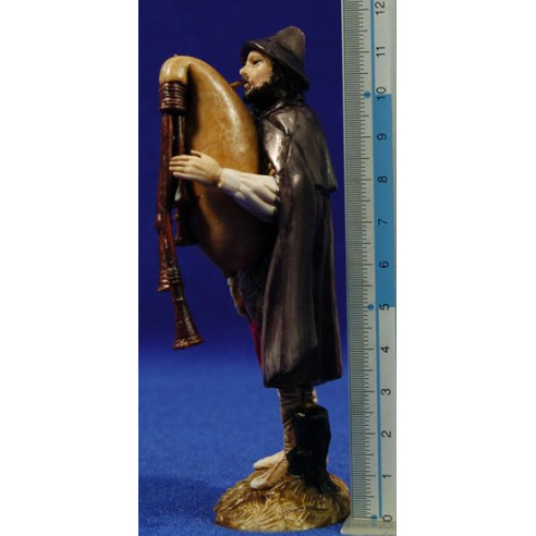Shepherd musician with cornamuse 12-13  cm plastic Moranduzzo - Landi 700