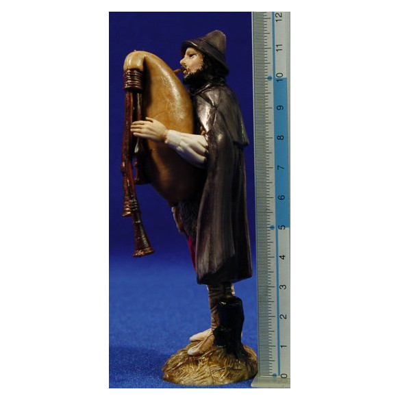 Shepherd musician with cornamuse 12-13  cm plastic Moranduzzo - Landi 700