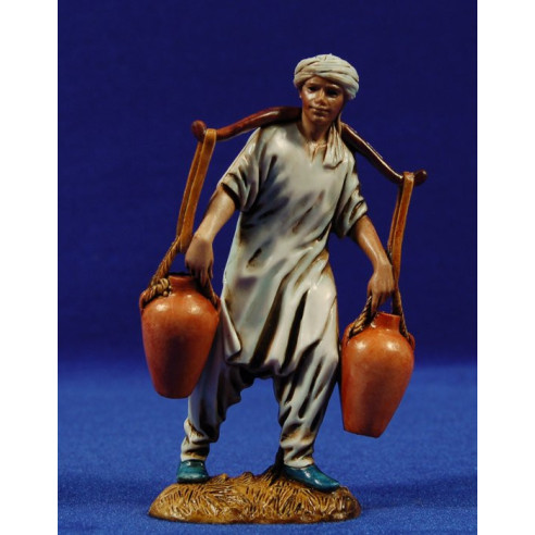 Pastor con cubos de agua 12-13  cm plástico Moranduzzo - Landi estilo ebraico