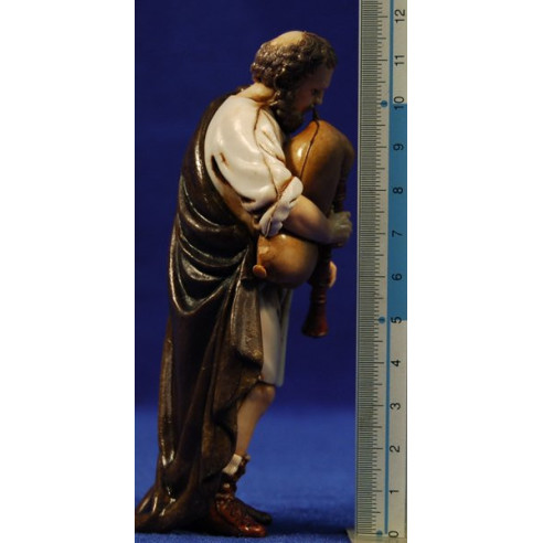 Zampognaro musicista M2 12-13  cm plastica Moranduzzo - Landi stile ebraico
