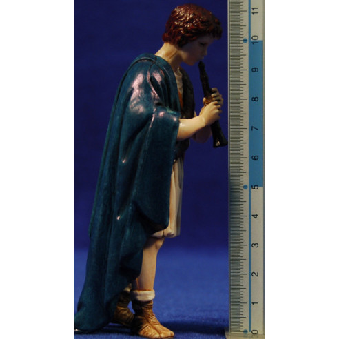Pastor músic amb flauta 12-13  cm plàstic Moranduzzo - Landi estil ebraic