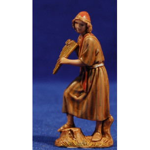 Flautista músic dret 6,5 cm plàstic Moranduzzo - Landi estil ebraic
