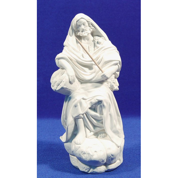 Non painted fisherman 0 cm chalk