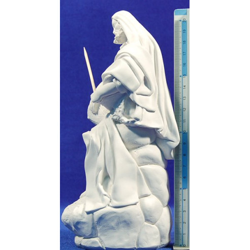 Non painted fisherman 0 cm chalk