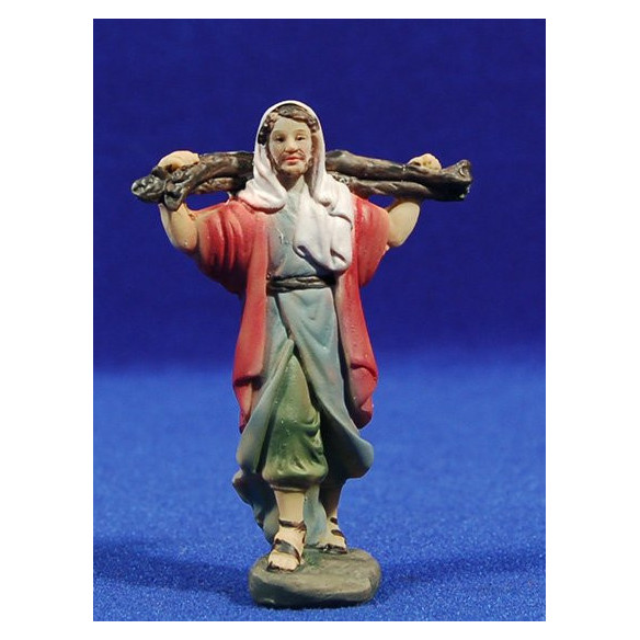 Pastor con bastón 8 cm resina Belenes Puig