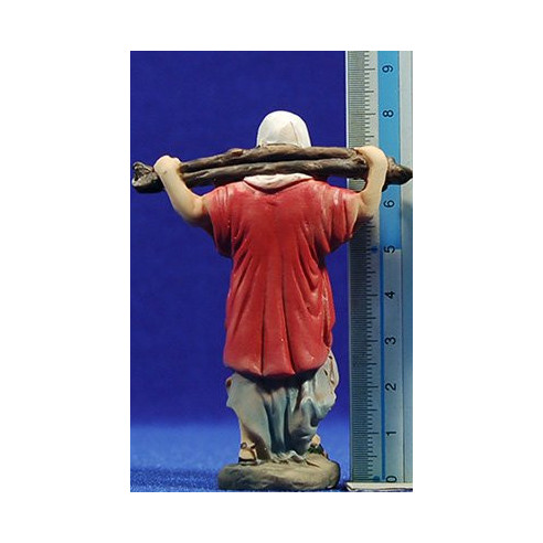 Pastore con bastone 8 cm resina Belenes Puig