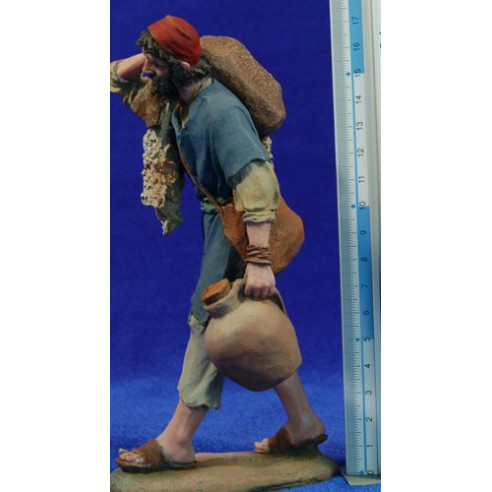 Shepherd jar 17 cm resin Montserrat Ribes