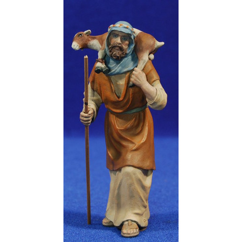 Pastor con cabra 12 cm resina Montserrat Ribes