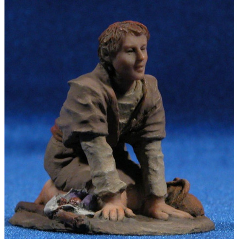 Pastor adorant 9 cm resina Montserrat Ribes