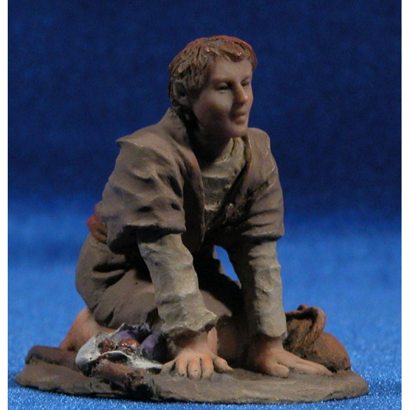 Pastor adorant 9 cm resina Montserrat Ribes