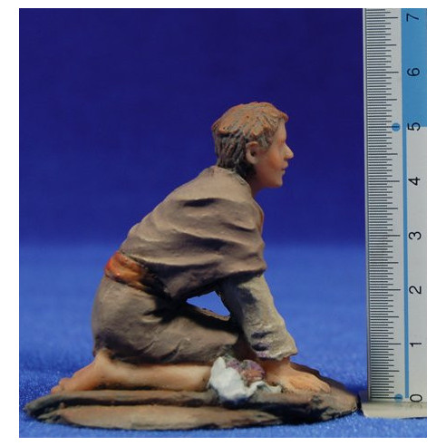 Pastor adorant 9 cm resina Montserrat Ribes