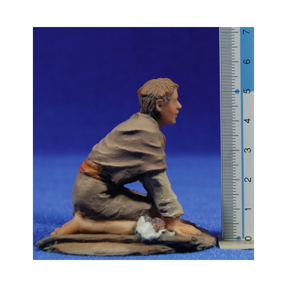Pastor adorant 9 cm resina Montserrat Ribes