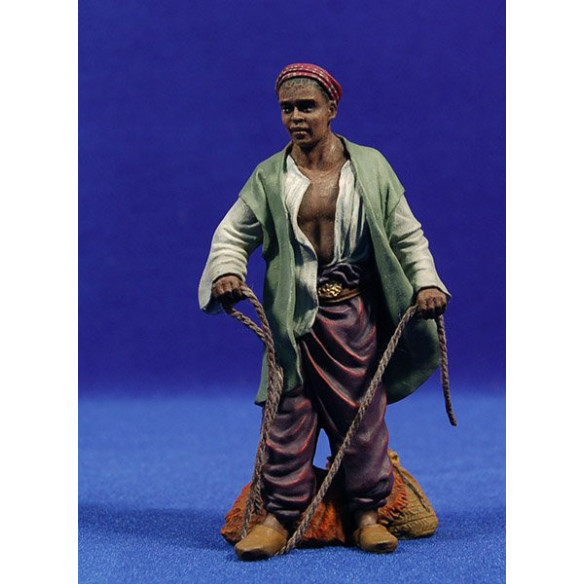 Pastore mercante cammellero 12 cm resina Montserrat Ribes