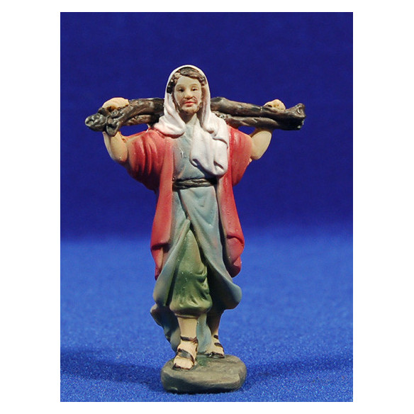 Pastor con bastón 8 cm resina Belenes Puig
