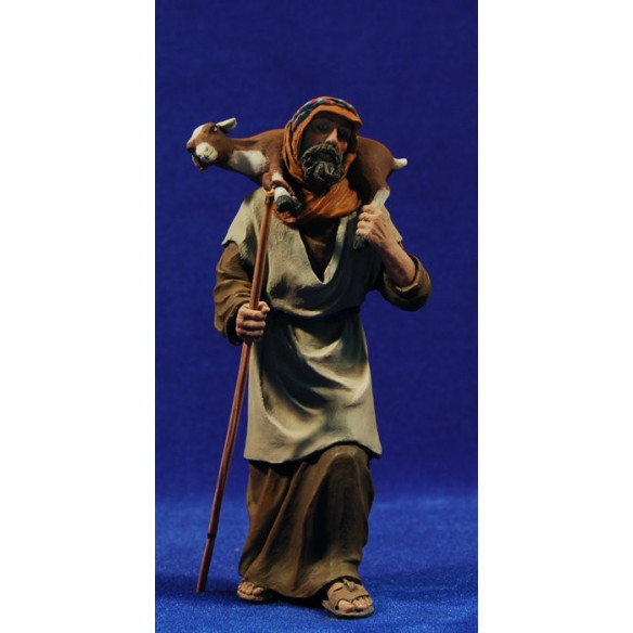 Shepherd with goath 17 cm resin Montserrat Ribes