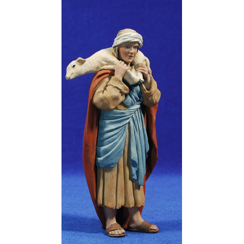 Pastor amb xai Jadiel 20 cm resina Montserrat Ribes