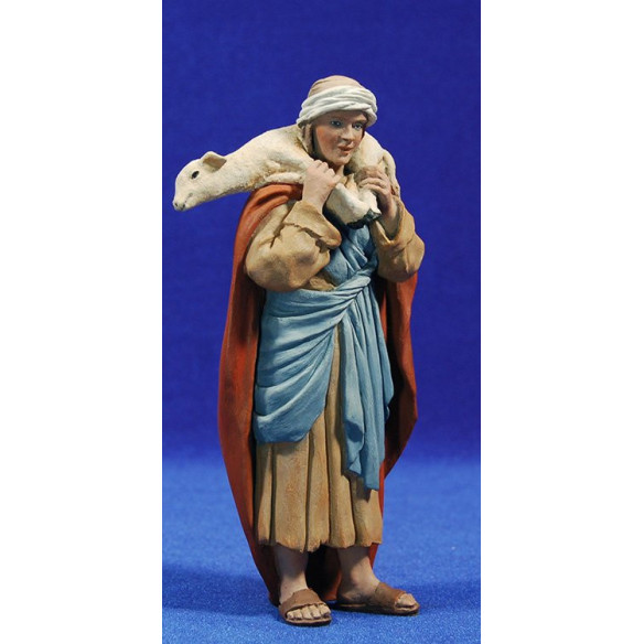Pastor con cordero Jadiel 20 cm resina Montserrat Ribes