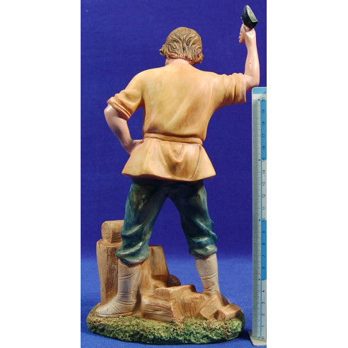 Sheperd lumberjack 25 cm resin