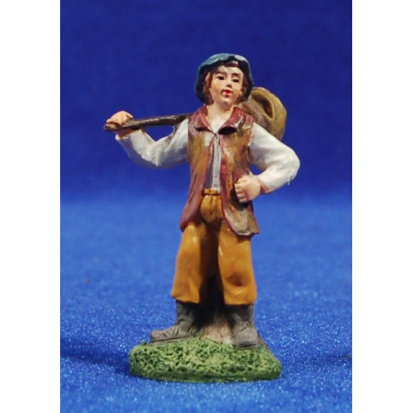Pastore con fagotto 6 cm resina