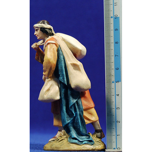 Pastor con saco espalda 10 cm resina Linea Martino Landi