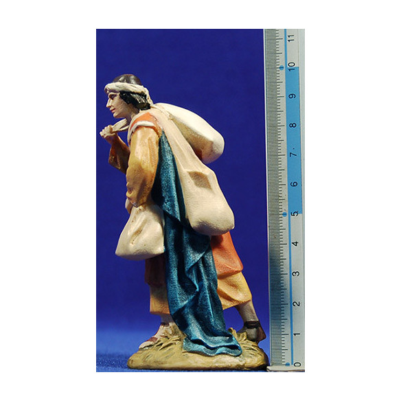 Pastor con saco espalda 10 cm resina Linea Martino Landi