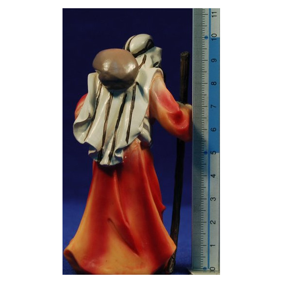 Shepherd walking with a sac 1 cm resin