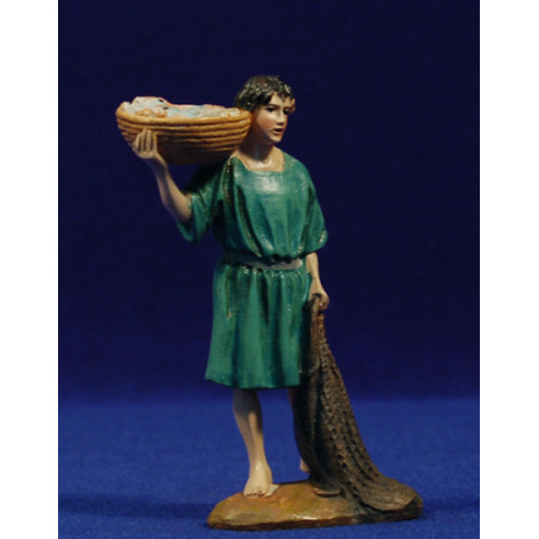 Pastore pescatore 12 cm resina Linea Martino Landi