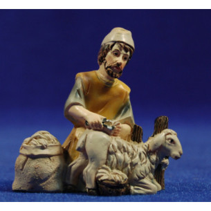 Pastore palestiness tosando pecora 9 cm resina