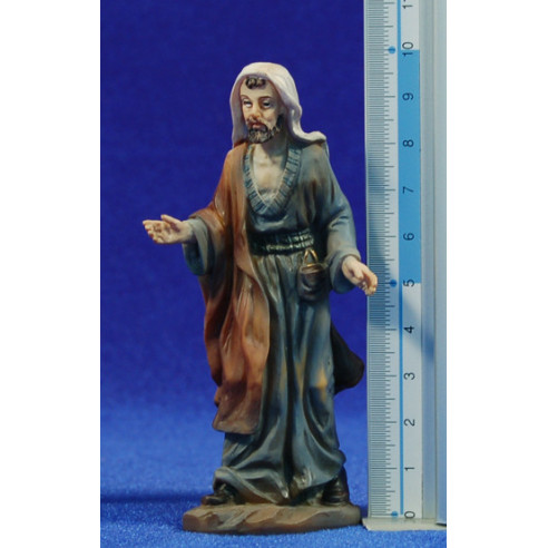 Pastor con camello 9 cm resina