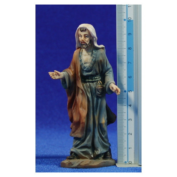 Pastor con camello 9 cm resina