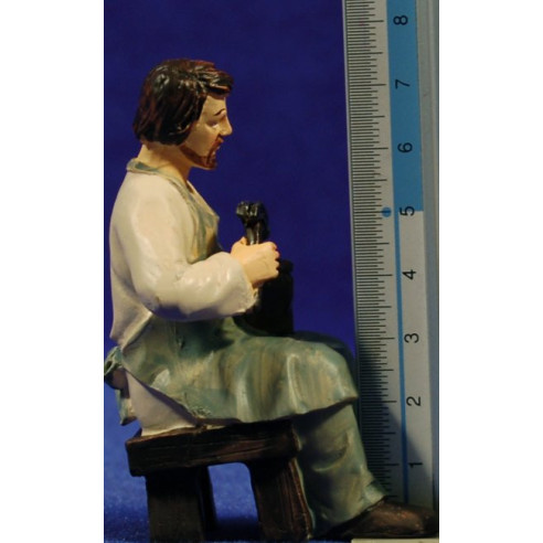 Pastor sabater 11 cm resina
