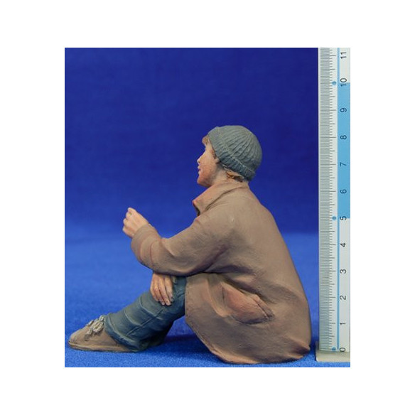 Modern nativity 16 cm resin Montserrat Ribes