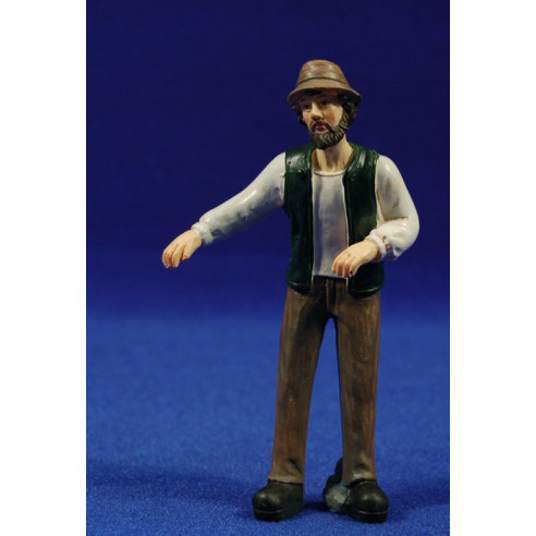 Pastor apoyado (sin valla) 11 cm resina