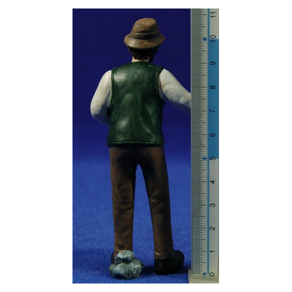 Pastor apoyado (sin valla) 11 cm resina